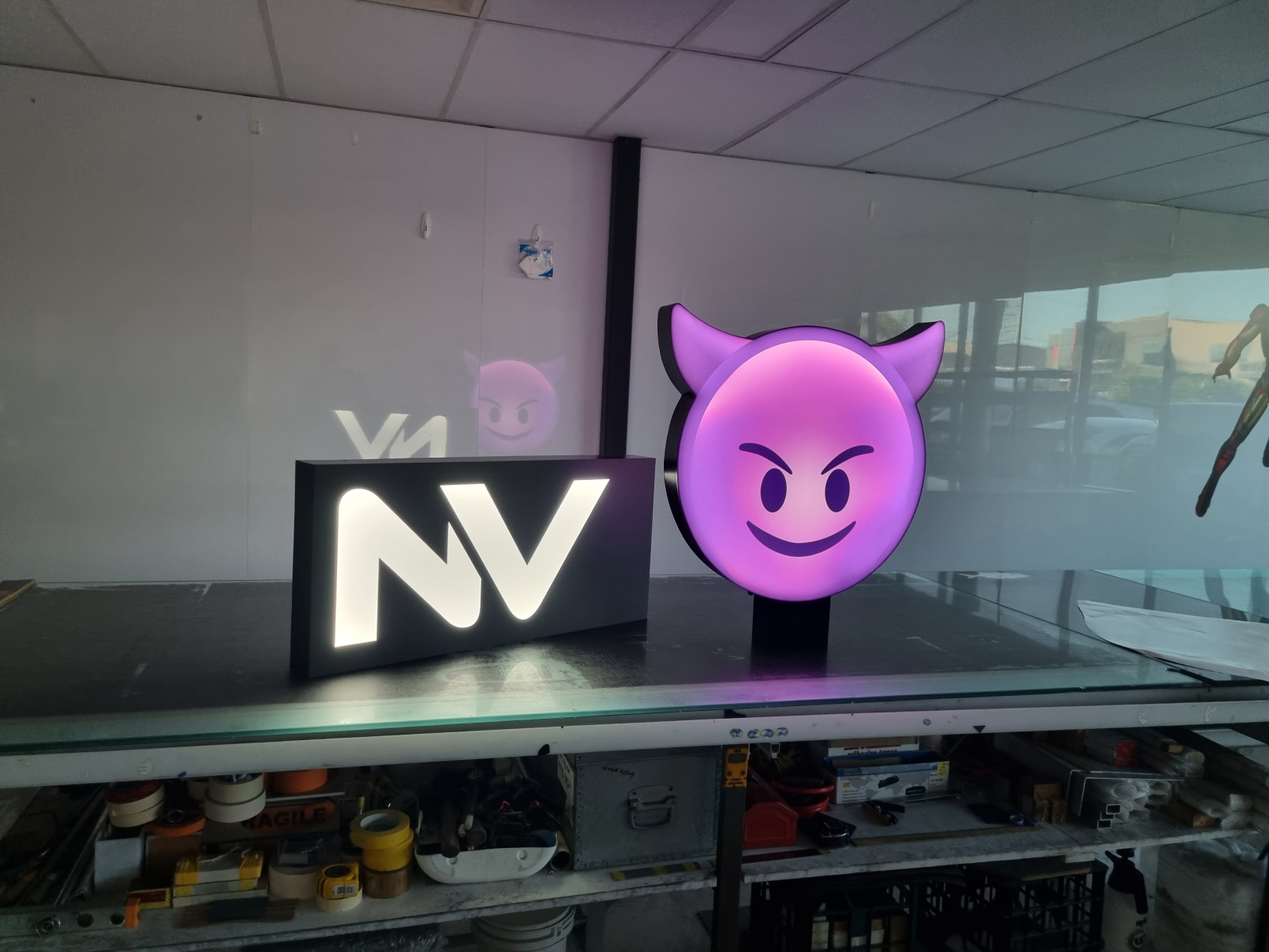 Outdoor business sign installation Sydney