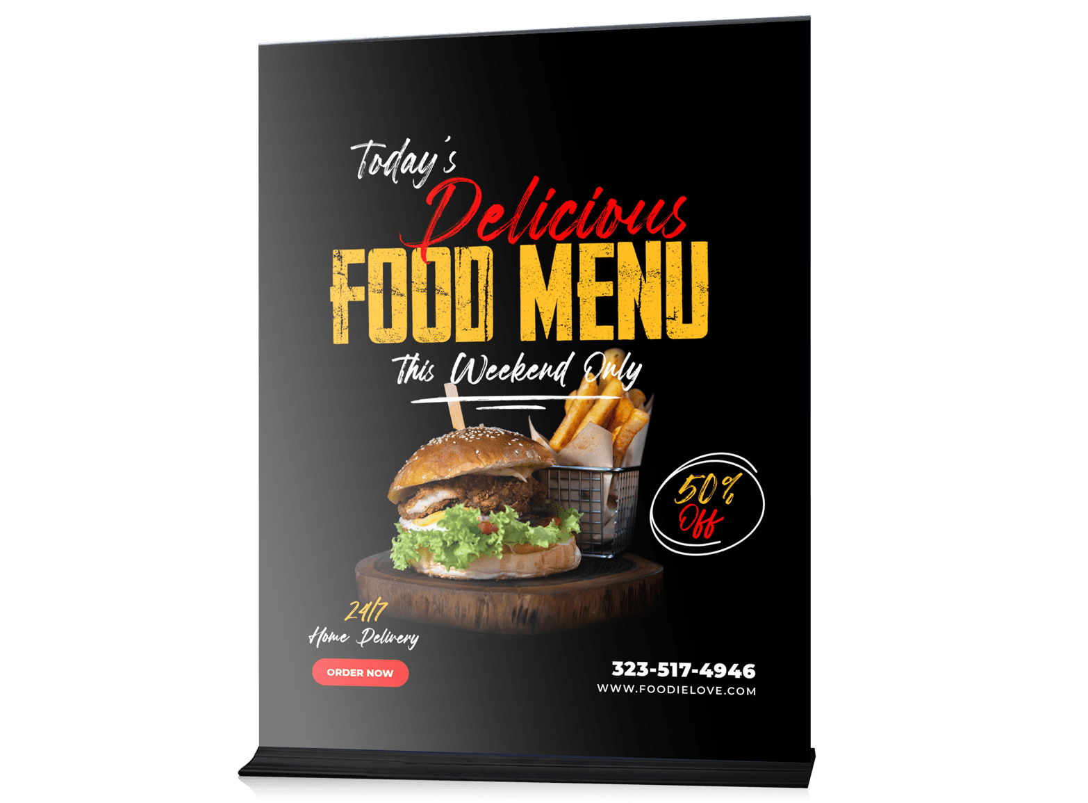 Extra Wide Pull Up Banner