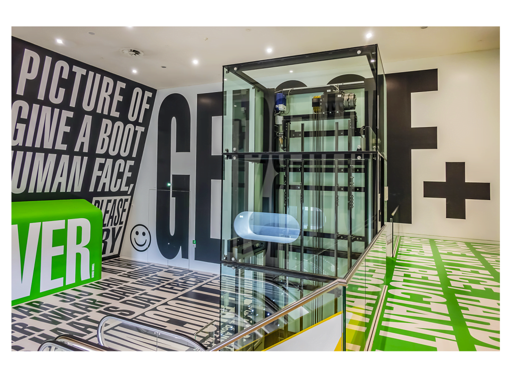 custom printed branded vinyl wall graphics
