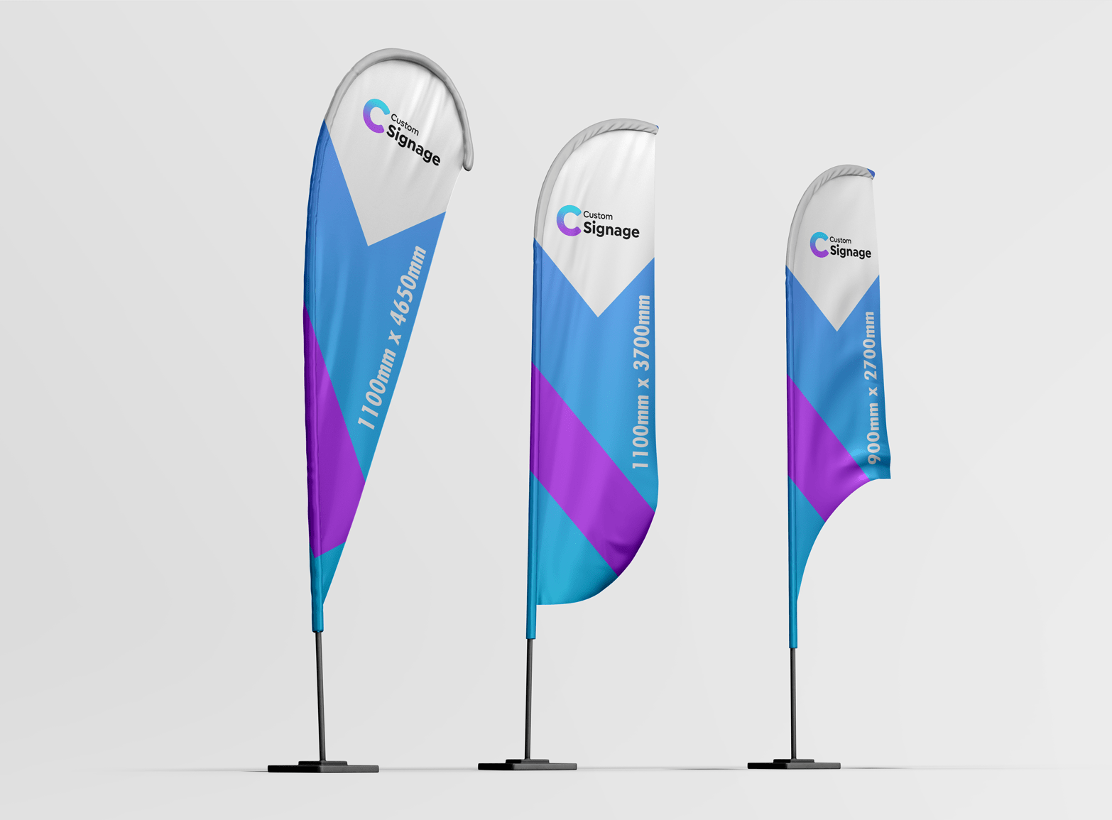 Custom Printed Flags - Custom Signage Australia