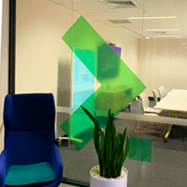 Custom office reception sign Sydney