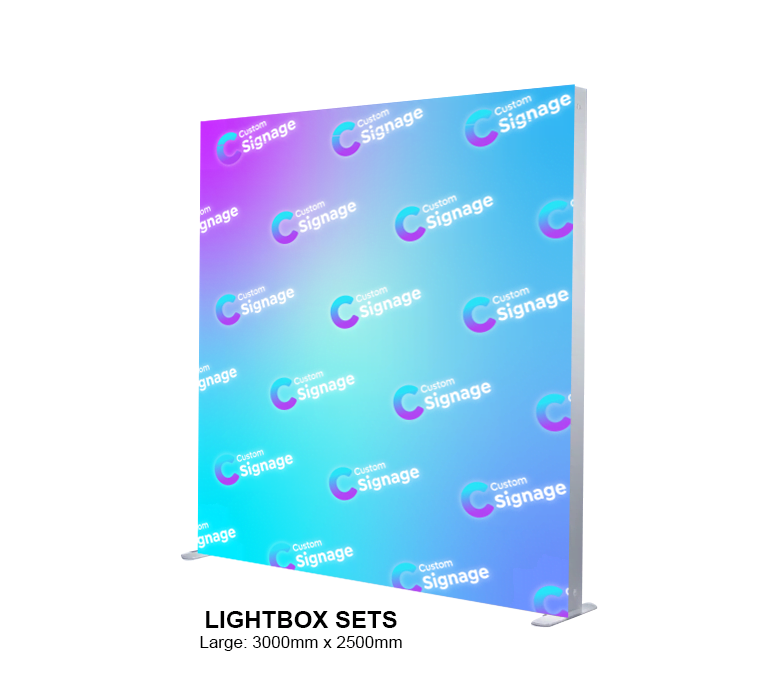 Pop Up Lightbox Fabric Wall