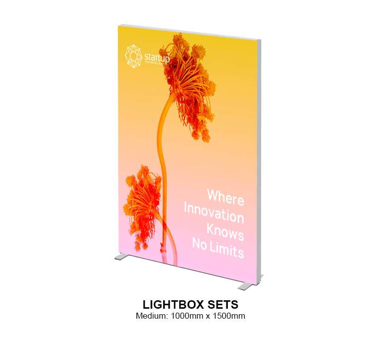 Pop Up Lightbox Fabric Wall