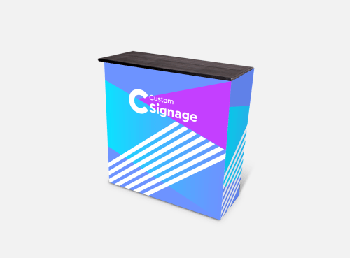 Rectangle Fabric Pop up Counter