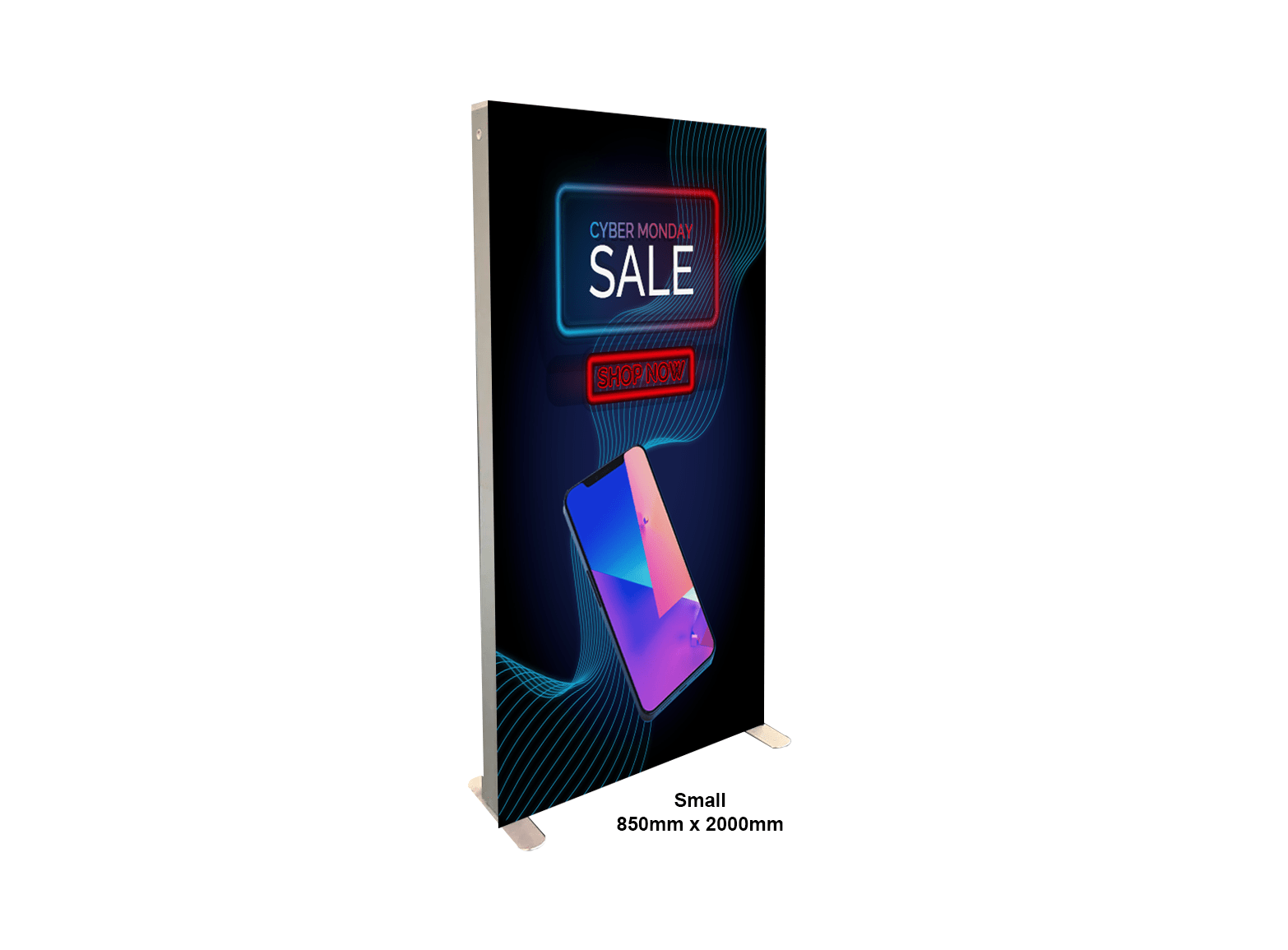 Pop Up Lightbox Fabric Wall